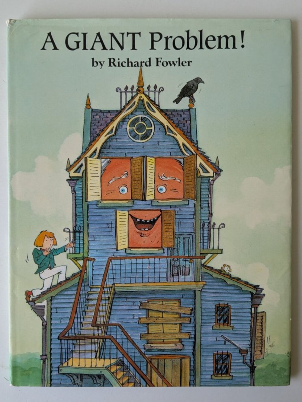 5/$15 Vintage Kids Picture Book A Giant Problem Fowler HCDJ 1988 PreK
